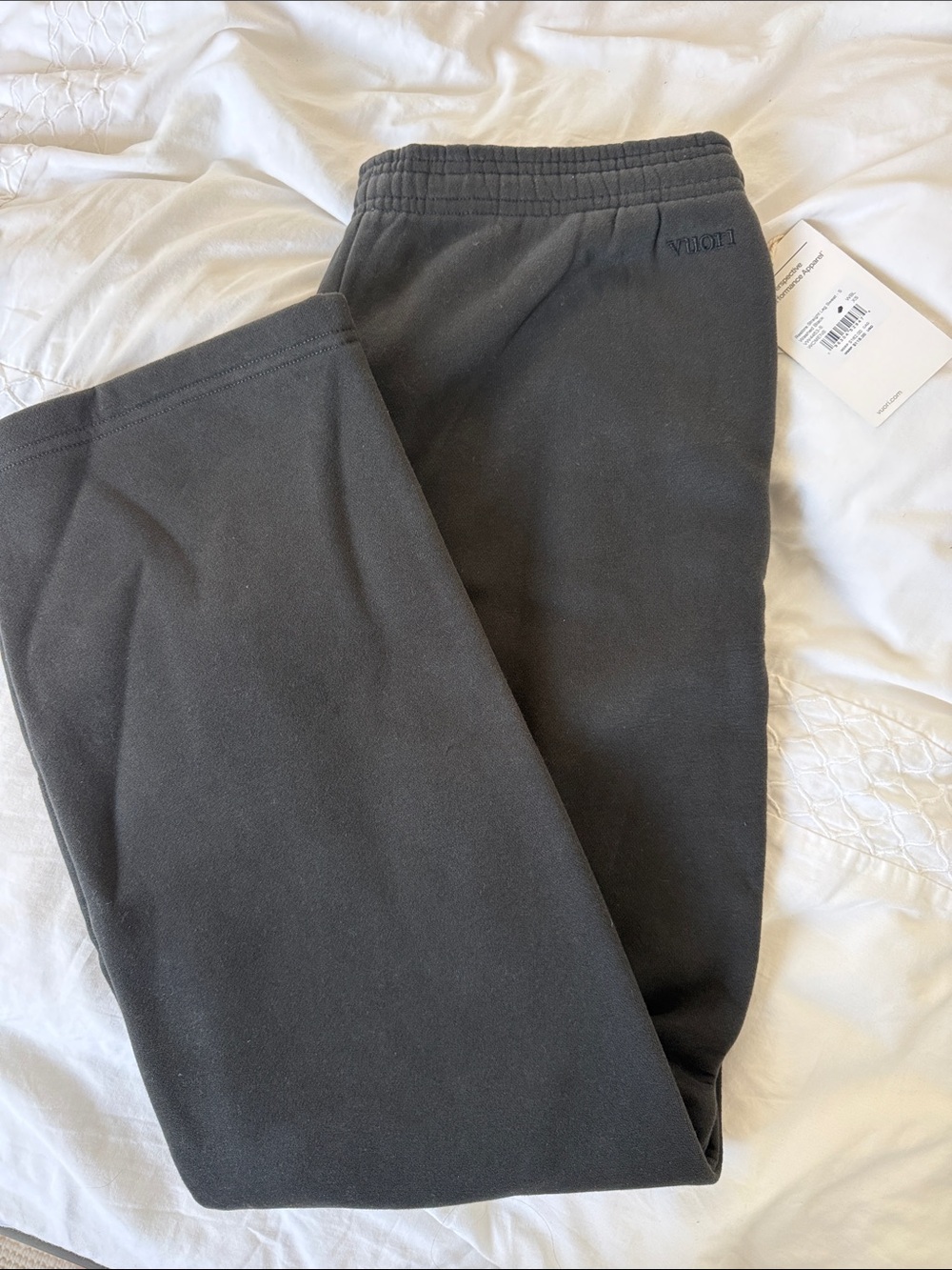 NWT Vuori Restore Straight-Leg Sweatpants in Washed Black, XS Short